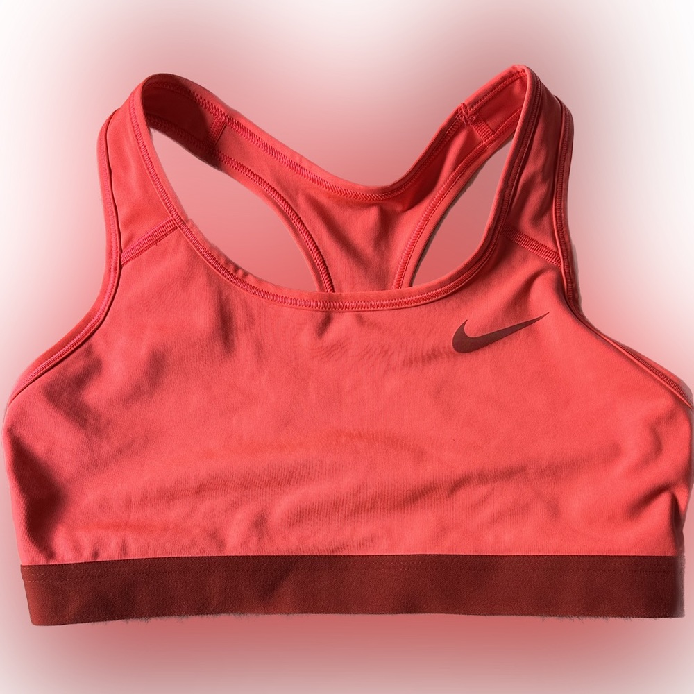Neon Pink Medium Nike Sports Bra